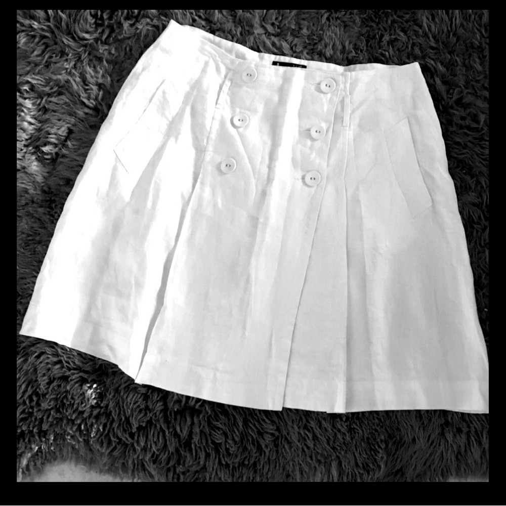 100% linen Carol Little summer skirt